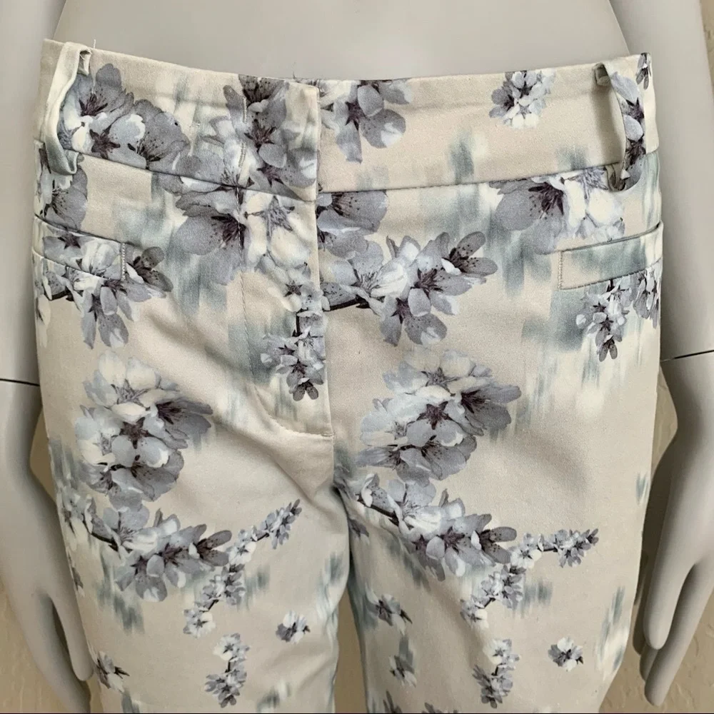 CAMBIO Renira Slim Fit Floral Mid-Rise Ankle Jeans - Picture 4 of 16